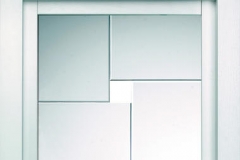 2 PORTE A VETRO- LAVORAZIONE A MOSAICO